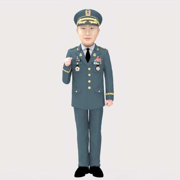 3D 군인피규어 육군정복 화이팅