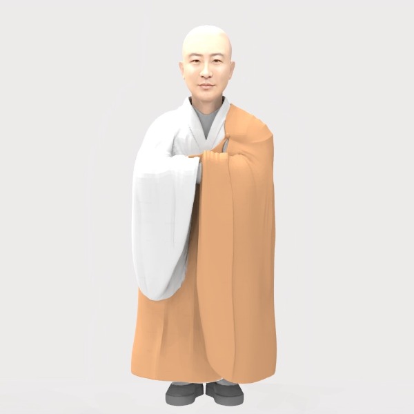 3D 불교 스님피규어 법복 개인피규어제작 사람피규어 인물피규어 피규어상패 퇴직선물 승진선물 진급선물 퇴직기념